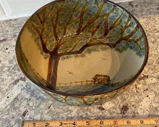 $50. Large Resnick Pottery Bowl. No issues noted. 