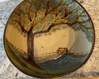 $50. Large Resnick Pottery Bowl. No issues noted. 