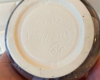 $20. Pair of Lana Williams Crystalline pottery mugs