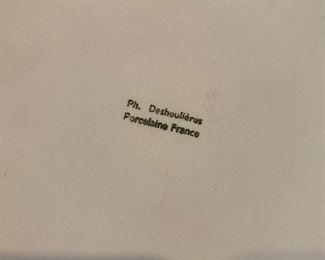 $5. Deshouliers france fruit bowl