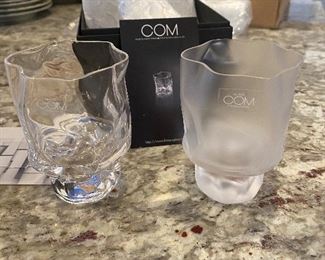 $30 each. 2 boxed sets available (each comes with 2 glasses) COM brand. 