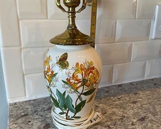 $40. Botanic Garden Portmeirion turned into a lamp. It does need to be tightened up. 
