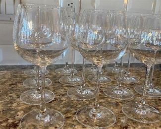 $75. 15 diVino by Rosenthal wine glasses 