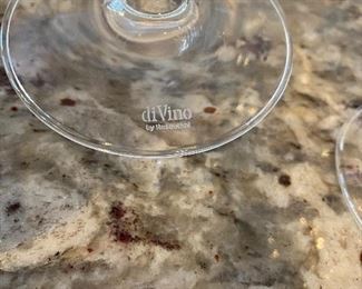 $75. 15 diVino by Rosenthal wine glasses 