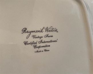 $25 for 4 pieces. Raymond Waites Vintage Farm