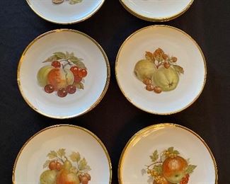 $60. Set of 12 (2 of each design) Boreuther Waldsassen Bavaria Nut Plates. 1 has significant chip otherwise overall good condition. 