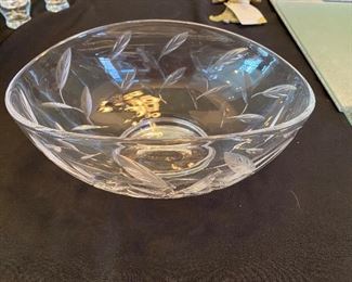 $20 Stuart England Crystal Bowl 