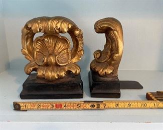 $40. Pair of Borghese Gilt Bookends. 