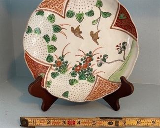 $30. Asian Bowl on wood stand