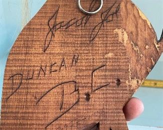 $50. Jacob Joe Duncan BC Carved Wooden Bird - Very Unique!