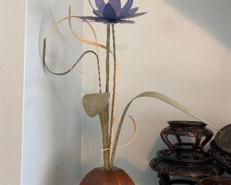 $35. "Wood Wildflowers" signed