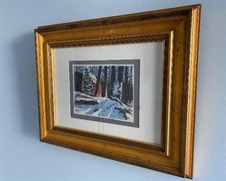 $75. John Rogers original signed watercolor painting. Framed measures 21" x 17". 