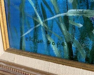 $300. Eloise Pope original painting. Measures 30" x 41.5". 