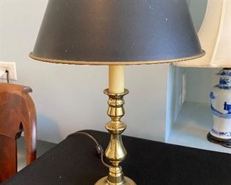 $60. Baldwin Brass Candlestick Table Lamp. 