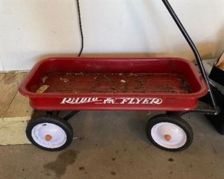 $35. Radio Flyer Wagon used to move around gardening items. 