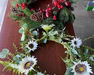 $5 each Wreaths 