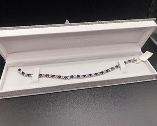 $40. Miadora Sterling tennis bracelet cubic zirconia in box. 