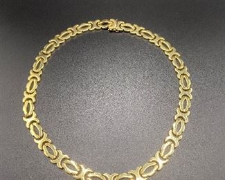 $1500. 14kt gold necklace. 38 grams. 