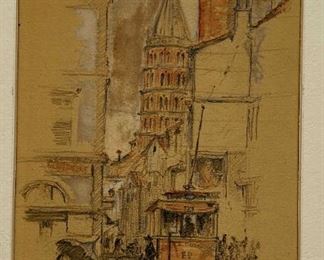 Will Graven original watercolor