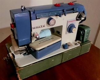 White Sewing machine