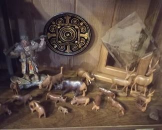 African Artifacts and carvings from mission work.