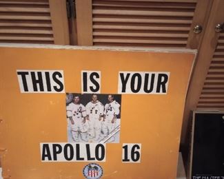 Apollo 16 scrap book