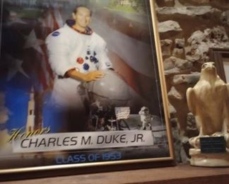 Charlie Duke Memorabilia, NASA collectables, space memorabilia.