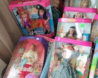 Barbie dolls. New in packaging. Cinderella  and more