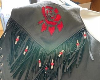 Leather vest