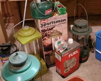 4 Vintage Coleman Lanterns - SOLD
RAY-O-VAC Sportsman Lantern & Coleman Can are AVAILABLE 