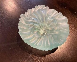 Ronda glass dish ashtray $126. Approximately 4” diameter