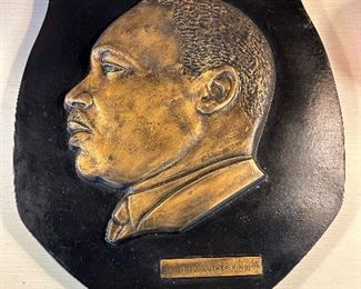 Vintage Dr. Martin Luther King, Jr Stone Wall Plaque !