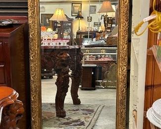 Vintage Gold Framed Mirror