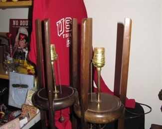 Mid century modern cylinder lamps, need shades