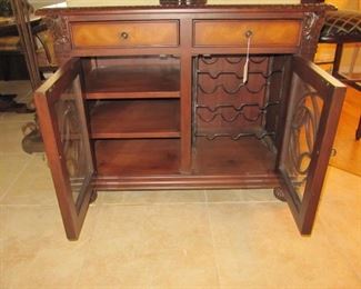 Interior wine cabinet