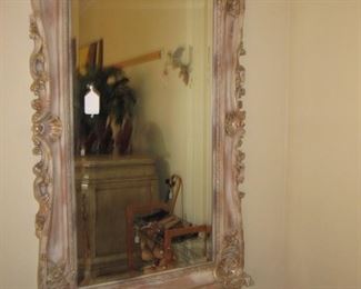 Elegant, beveled mirror