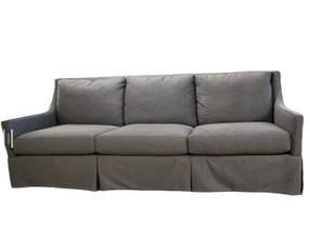 $2170 USD     Universal Furniture Custom Hudson Grey Sofa Couch TH154-8     Description: Elevate your living room design with this Hudson sofa from Universal Furniture. Shown in grey textural tweed fabric. Make a bold statement by incorporating this stunning furniture into your home.
Dimensions: 92 x 39 x 37"H 
Seat: 23W | 22D | 21H
Arm: 24
Condition: New - Interior Design Studio Floor Sample. Please note wet / stain on bottom edge as shown in photos
Local pick up Lake Oswego, OR.  Showroom with main floor access. Contact us for shipper suggestion.     https://goodbyhello.com/products/copy-of-norwalk-harlow-chaise-lounge-thd-07?_pos=4&_sid=f9cbd366d&_ss=r