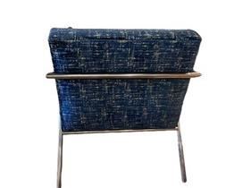 $1080 USD      Norwalk Custom Lansing Metal Framed Blue Upholstered Chair TH154-10      Description:  This is for ONE chair.  We have two available.  The clean lines of the Lansing with the metal frame and upholstered seat are a perfect for modern to transitional style.  The custom upholstery adds a perfect pop of color and texture that adds interest and dimension to any room.  
Dimensions: 39 x 34 x 33"H 
Seat: W26, D24, H20
Arm Height: 26
Condition: New - Interior Design Studio Floor Sample
Local pick up Lake Oswego, OR.  Showroom with main floor access.  Contact us for shipper suggestions.      https://goodbyhello.com/products/copy-of-norwalk-merritt-sofa-thd-09?_pos=6&_sid=f9cbd366d&_ss=r