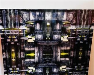 Artist - Bennes Dietrich Print on Fotopaper behind acrylic 39x39