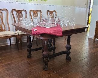Antique Dining Table - No Center Leaf