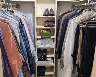 Name Brand Men's Clothing and Shoes (L/XL)