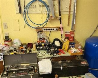 Vintage Tool Boxes and Tools