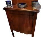 $300 USD     Antique Humidor Smoking Stand Side Table c1900's KL168-15       Description: Stunning, unique vintage smoke stand with gorgeous scalloped skirt and all accessories.
Dimensions: 12.5"L x 12"W x 29"H
Condition: excellent vintage condition.
Local pick up Vienna VA.  Contact us for shipper suggestions      https://goodbyhello.com/products/antique-humidor-smoking-stand-side-table-c1900s-kl168-15?_pos=7&_sid=63456a554&_ss=r