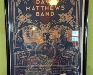 Dave Matthews Band Poster with Ticket