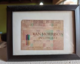 Van Morrison Concert Ticket