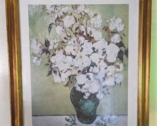 Les Roses by Van Gogh Framed Print