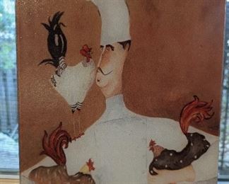 Jennifer Garant Glass Serving Board