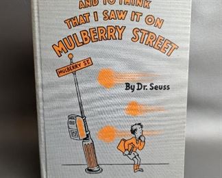 And To Think That I Saw It On Mulberry Street by Dr. Seuss, 1937 8th Printing