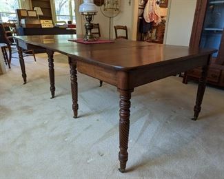 Dining Table 46 x 44" Plus 2 - 21 1/4" Leaves