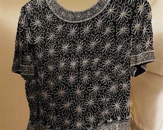 Adrianna Papell Beaded Top 1X